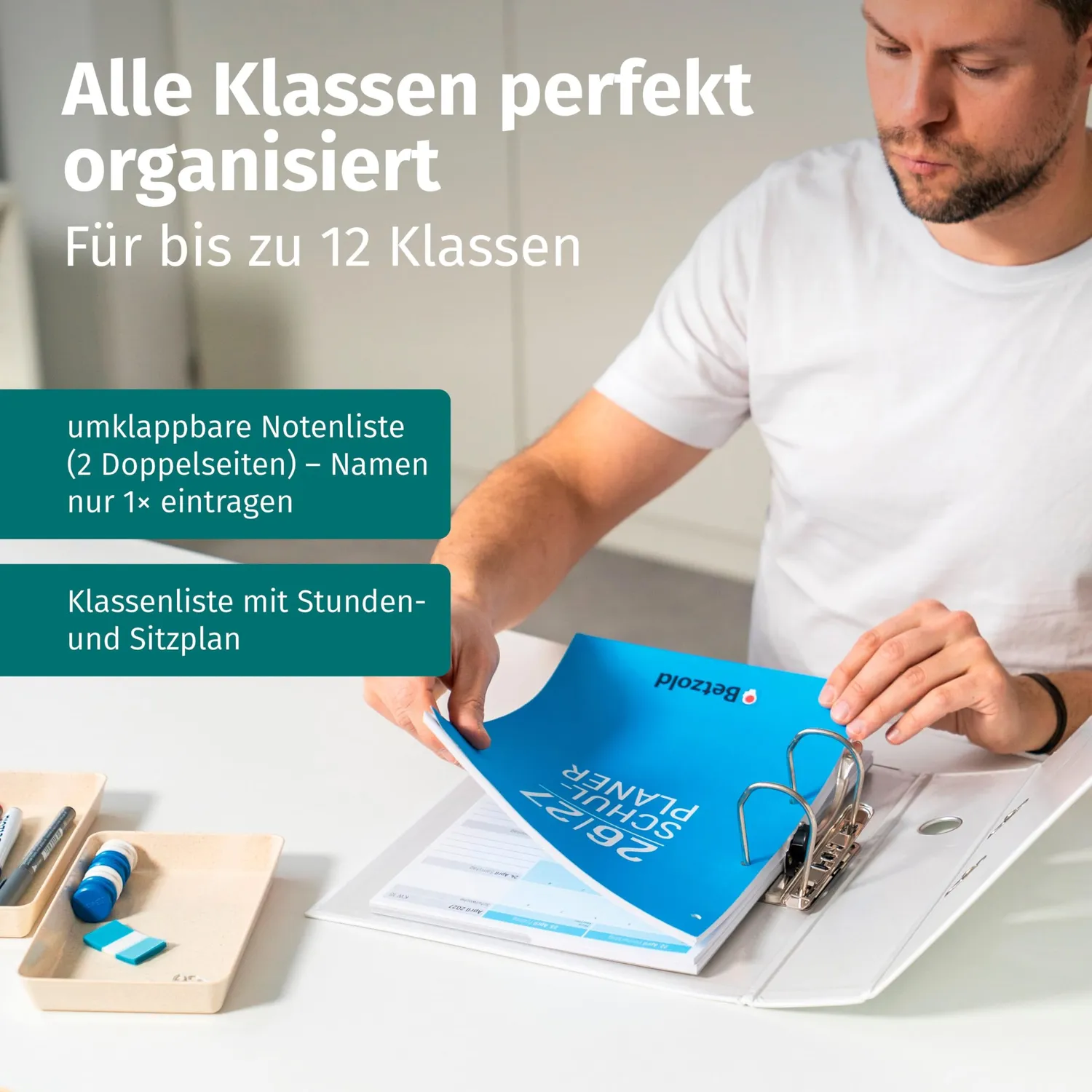 Betzold Lehrerkalender 2026/2027 DIN A4 Schulplaner