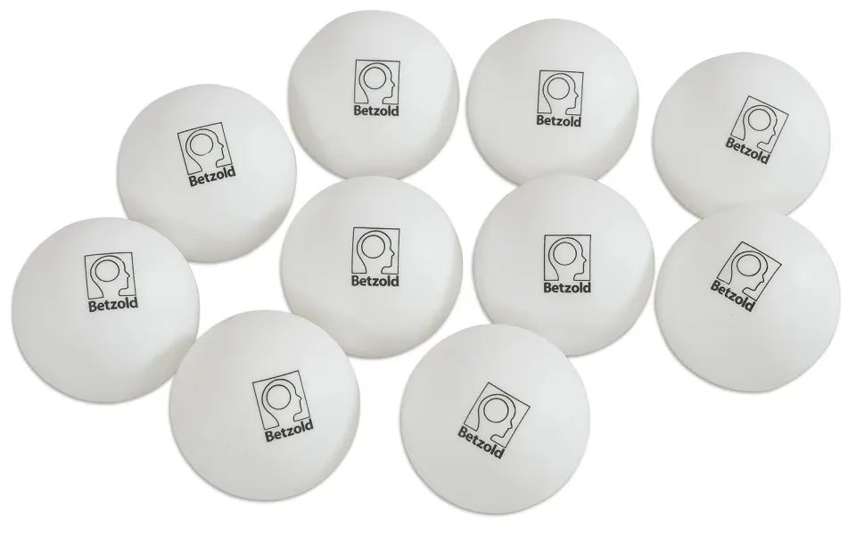 Betzold Tischtennisbälle weiß 4 cm Trainingsbälle