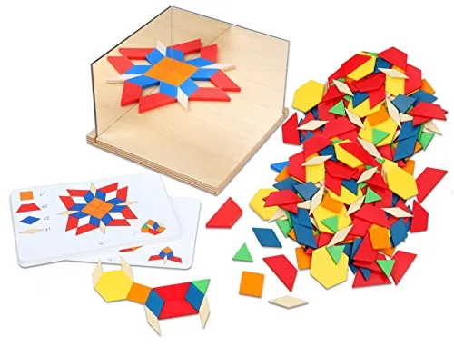 Betzold Eckspiegel Geometrie-Lernspiel Set 4 Spiegel 250 Teile