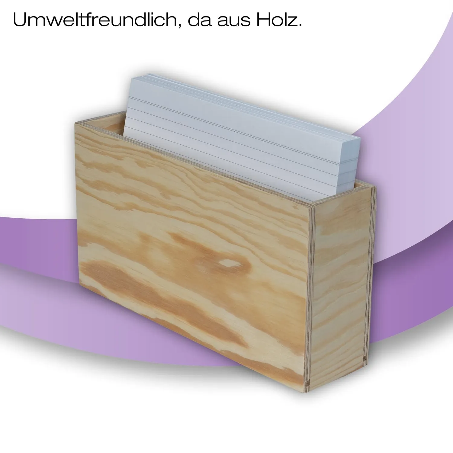 TimeTEX Petra Karteikasten Kiefernholz