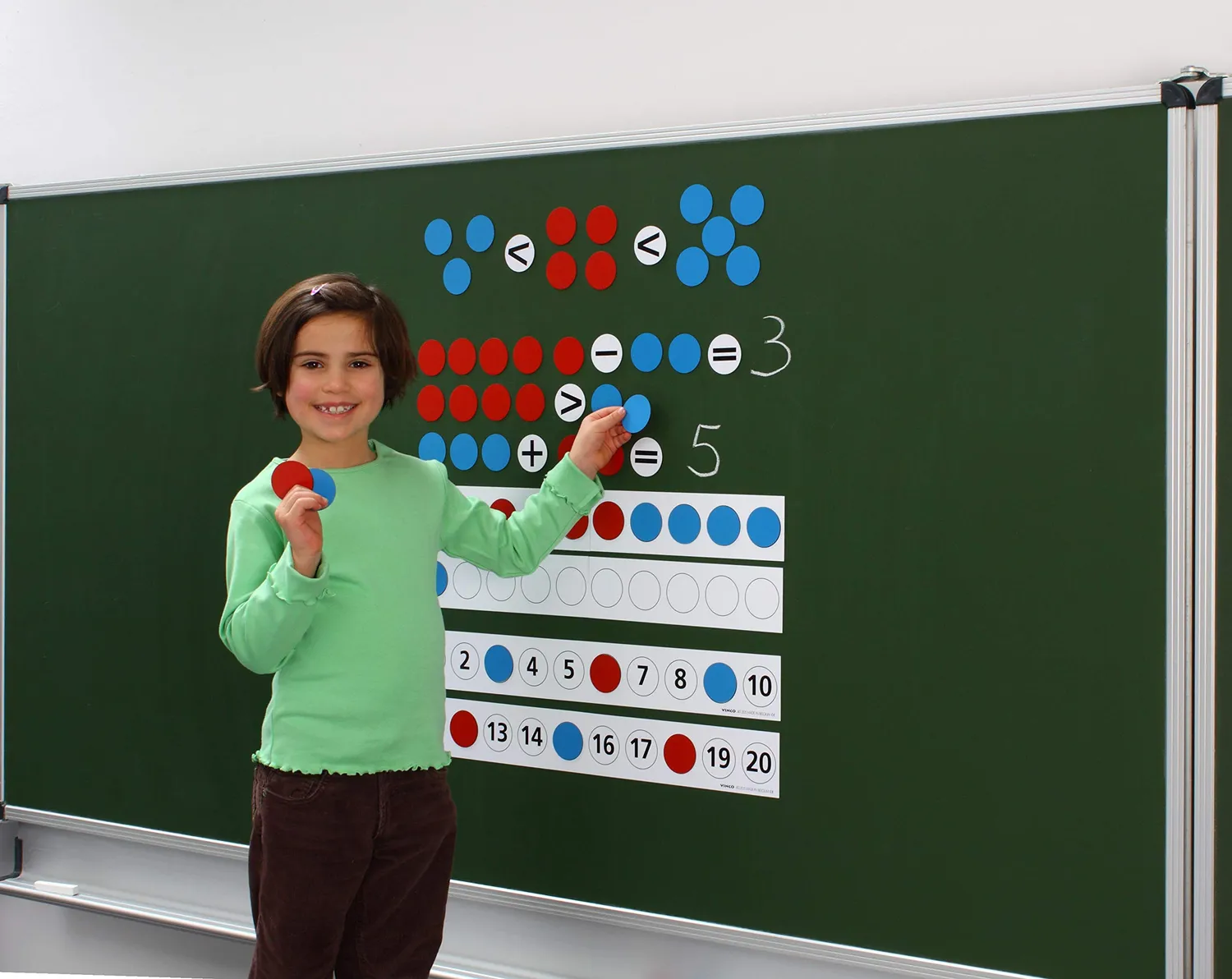 Betzold Wendeplättchen-Set magnetisch für 30 Schüler