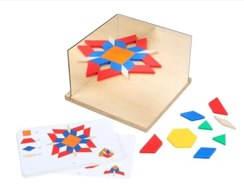 Betzold Arbeitskarten Eckspiegel Reflecting Patterns 8er 10x15 cm