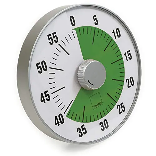 TimeTEX Zeitdauer-Uhr 61922 grün Timer magnetisch 19 cm
