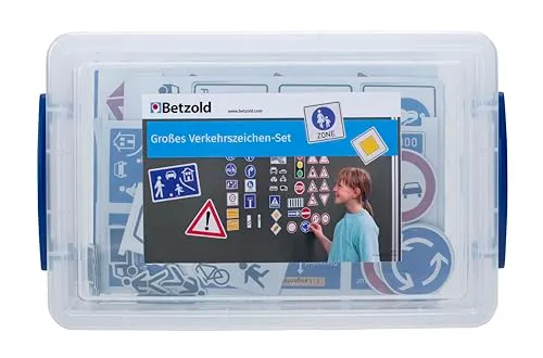 Betzold Verkehrszeichen-Set magnetisch Tafel Grundschule