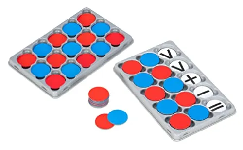 Betzold Wendeplättchen magnetisch rot-blau