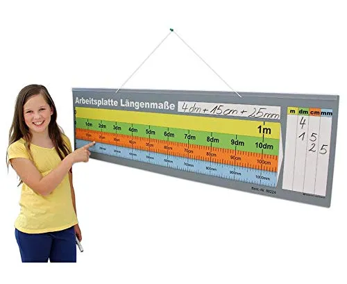 Betzold Arbeitsplatte Längenmaße Wandtafel 125 cm beschreibbar
