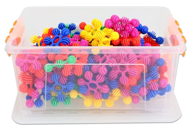 Betzold Kreativ Steckblume 160-tlg. Stecksystem bunt