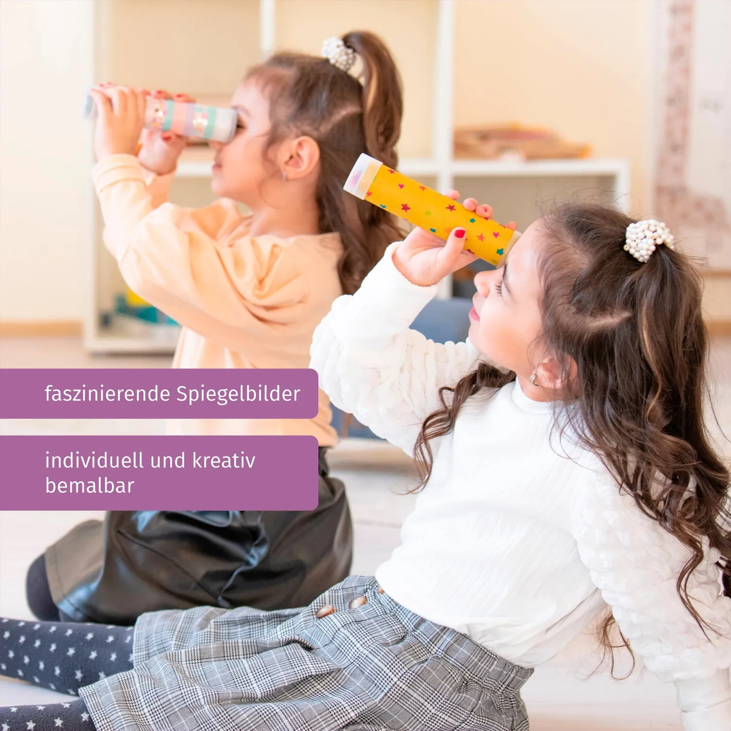Betzold Kaleidoskop Bastelset 10er Set für Kinder