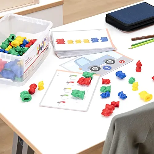 Betzold Mitmach-Karten Mathe-Bärchen 32 Karten A5