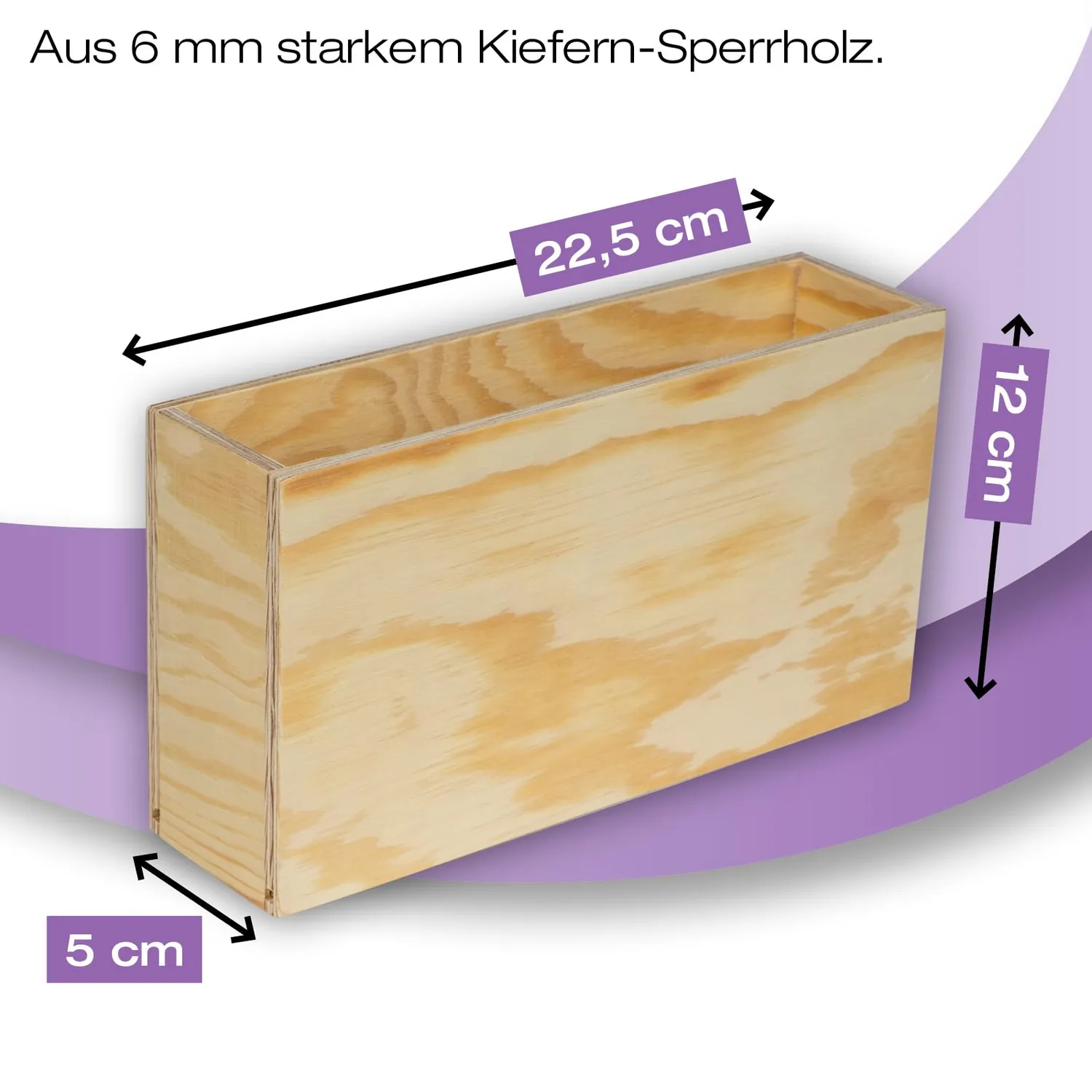 TimeTEX Petra Karteikasten Kiefernholz