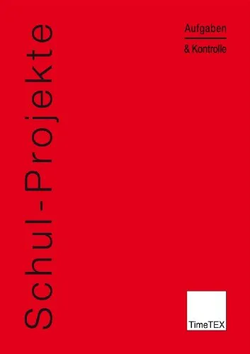 TimeTEX Schul-Projekte 10774 Heft rot