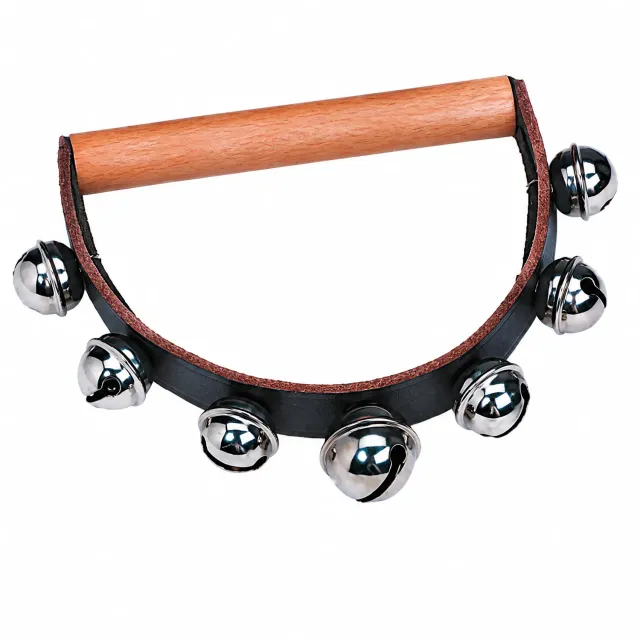 Betzold Schellenkranz Rhythmusinstrument 7 Schellen Holzgriff