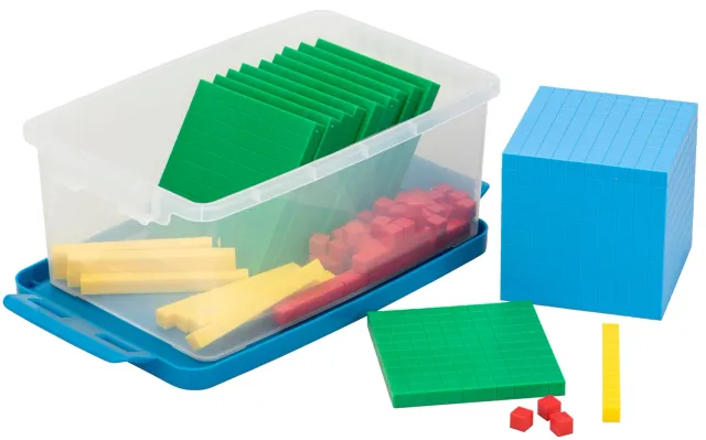 Betzold Dienes-Material Dezimalsystem Rechenhilfe 121-teilig