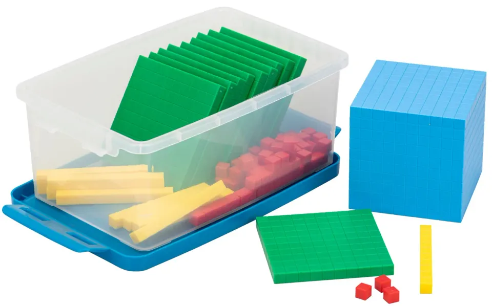 Betzold Dienes-Material Dezimalsystem Rechenhilfe 121-teilig