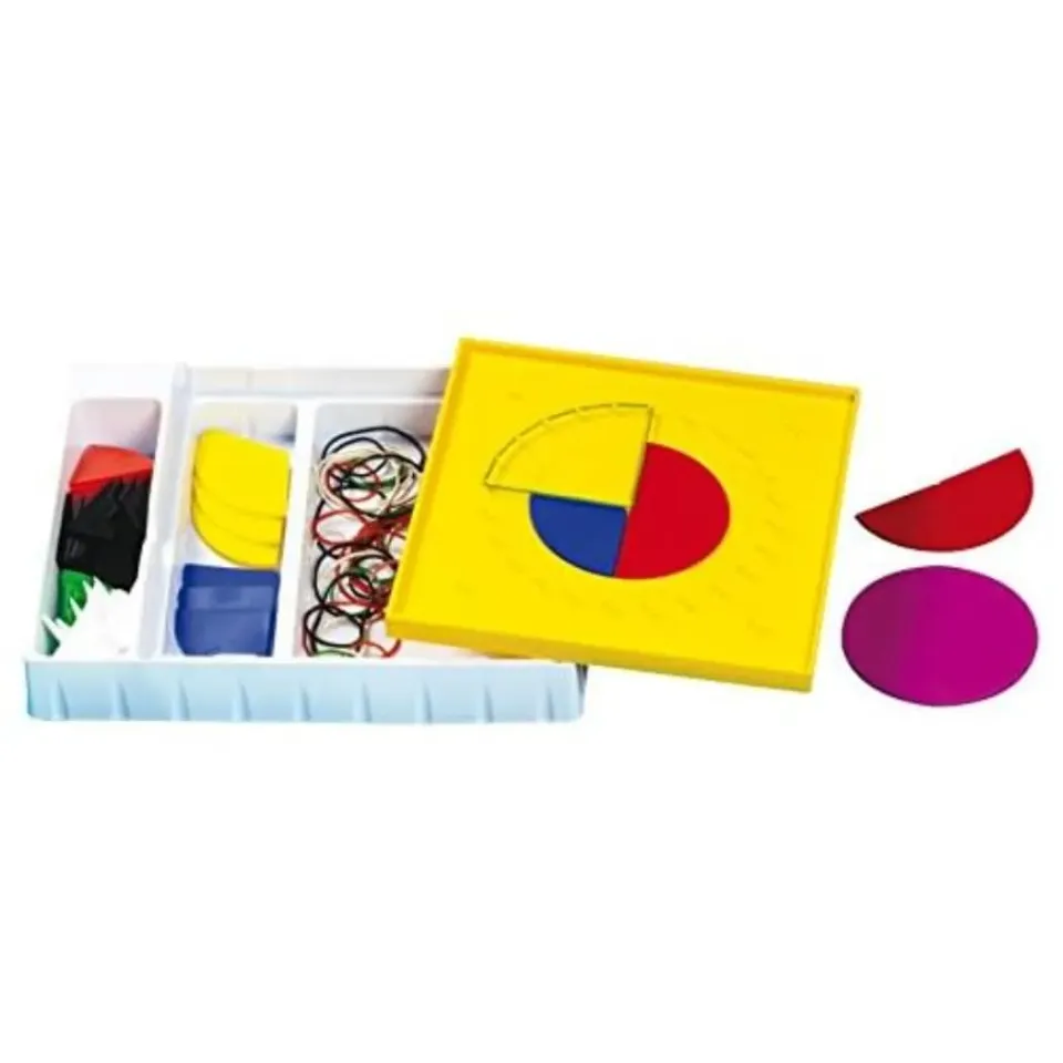 Betzold Arbeits-Set Bruchrechnen Geometriebrett 51-teilig