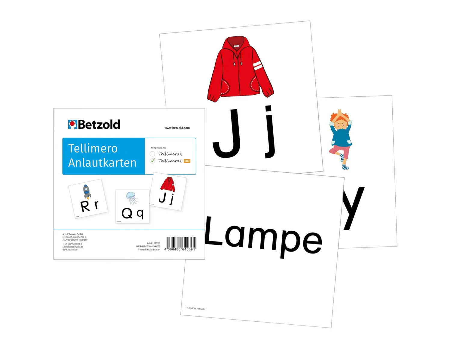 Tellimero EDU Starterset Sprache Lernstift mit Kartensets