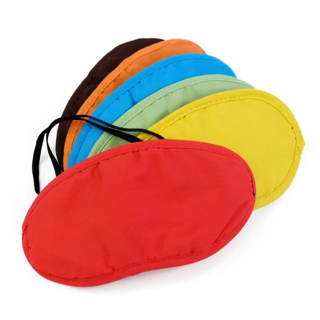 TimeTEX Augenbinden Kinder 6 Stück Baumwolle blickdicht