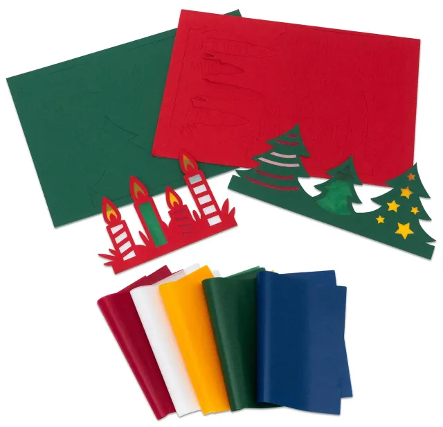 Betzold Fensterbilder Weihnachten Bastelset 32 Bögen