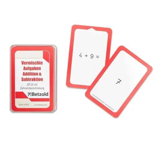 Betzold Magischer Zylinder Karten Addition 48 Stück