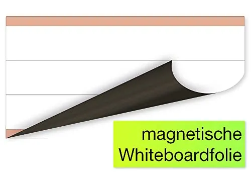 TimeTEX Demo-Schreibzeile 93192 Whiteboard 98 cm magnetisch 2-tlg.