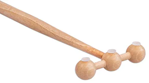 Betzold Dreikopf-Schlägel klein Holzschlägel Dreiklang Hartholz