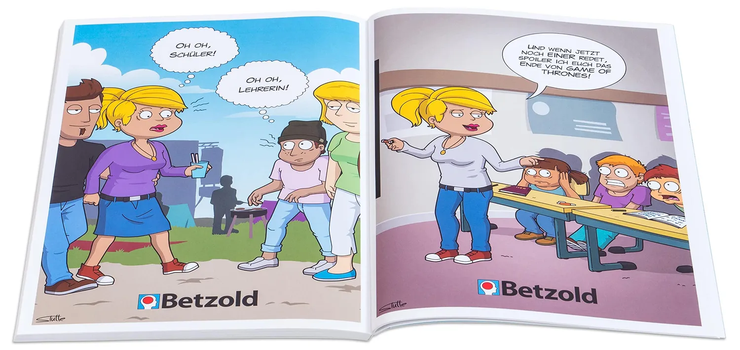 Betzold Cartoon-Buch Schule DIN A5 Cartoonbuch Lehrer