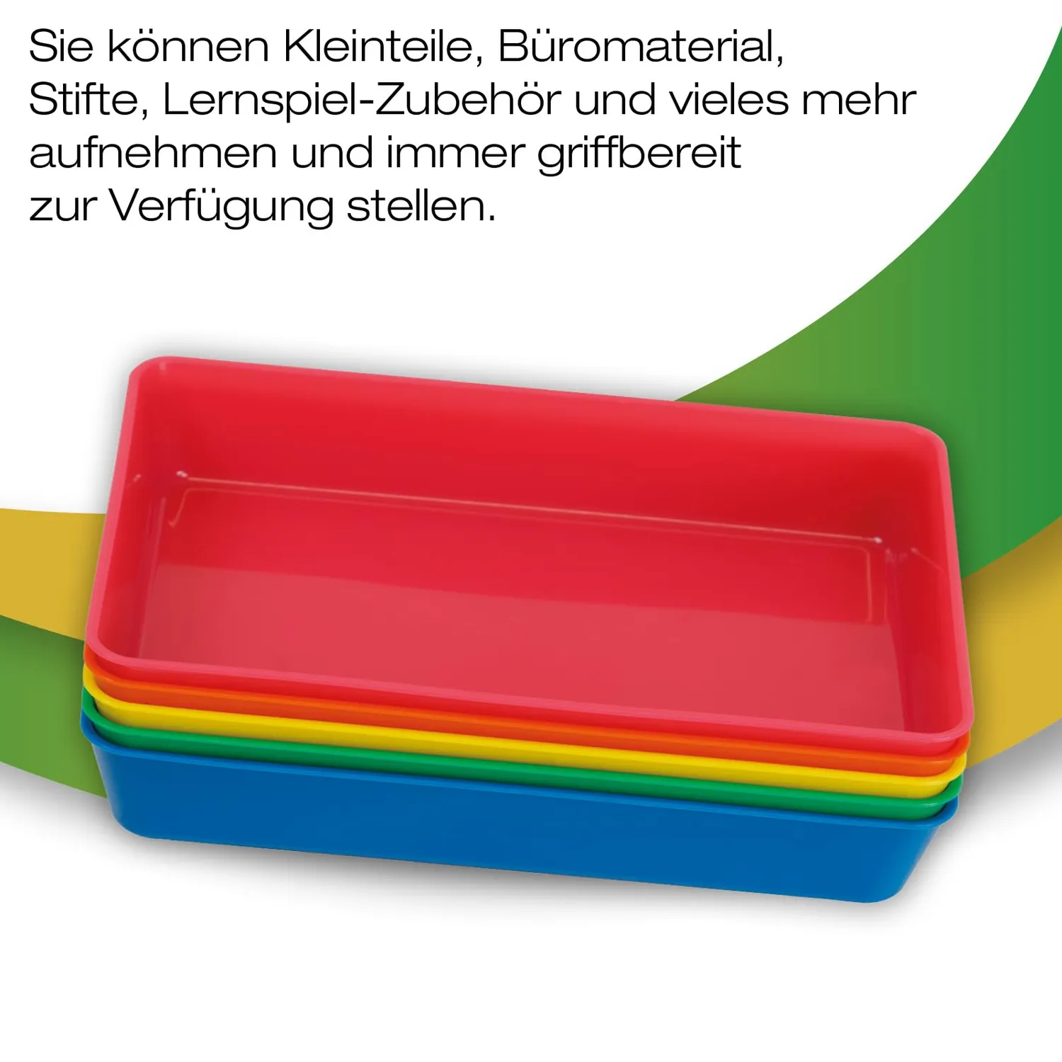 TimeTEX Materialschalen Set XL Sortierschalen PP