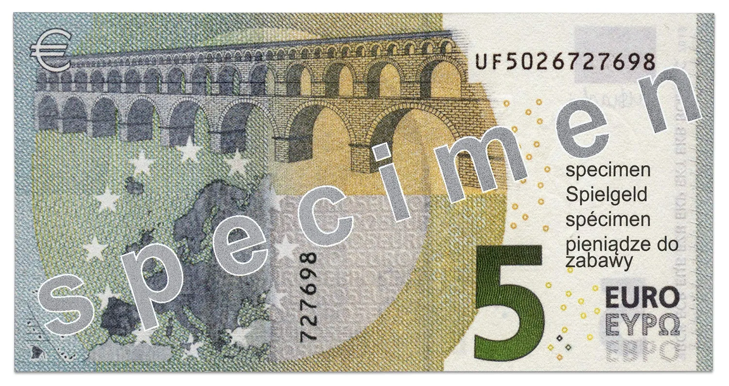 Betzold Euro-Lerngeldscheine Spielgeld 130-teilig Kunststoff