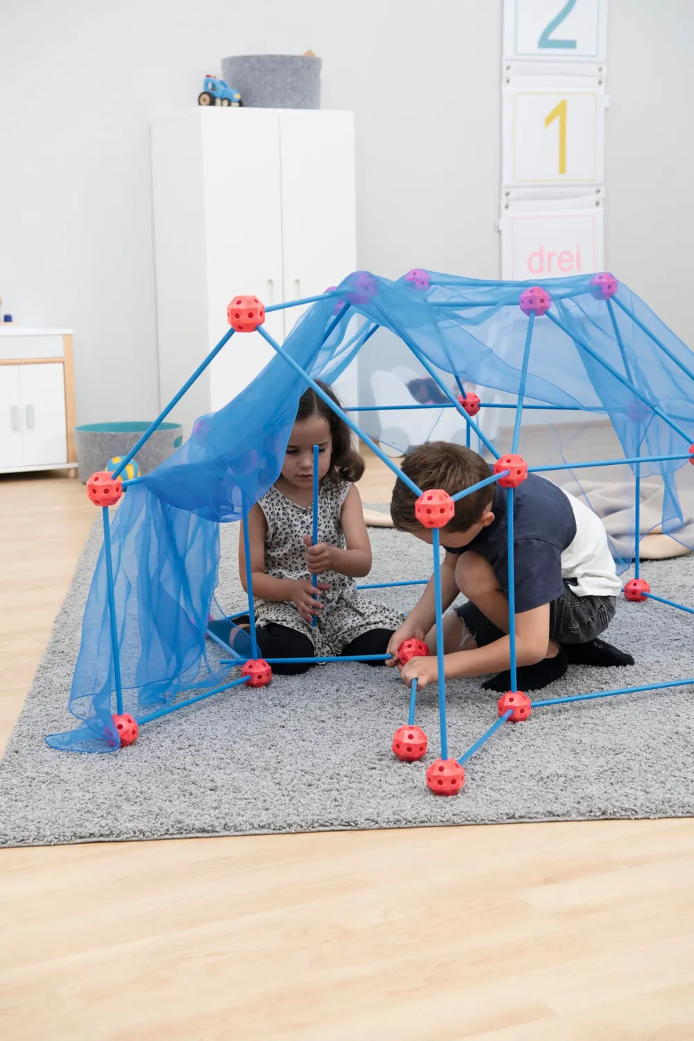 Betzold XXL-Steckbaukasten geometrische Formen Lehrmittel