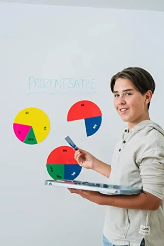 Betzold Dezimal- und Prozentscheiben Magnet-Set 51-tlg