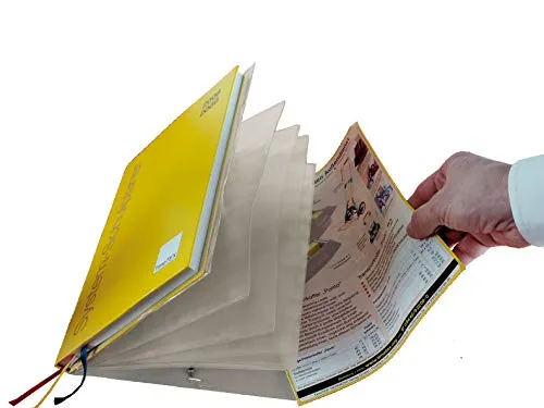 TimeTex Aufsteck-Fächermappe transparent 5 Fächer