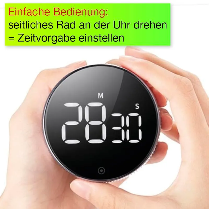 TimeTEX Digi-Disc Zeitdauer-Uhr digital Countdown magnetisch