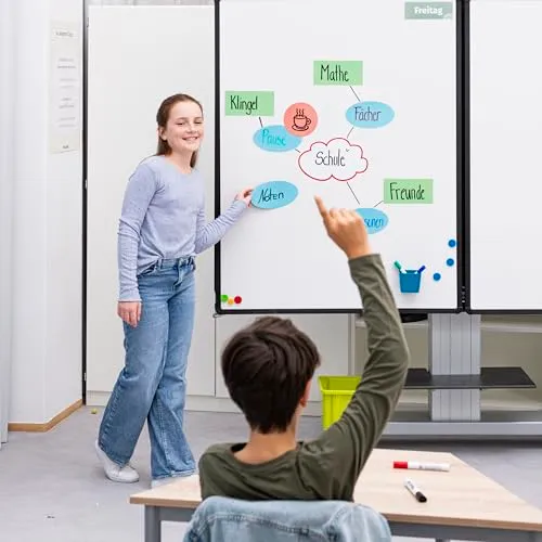 Betzold Moderationskarten magnetisch Whiteboard 22er-Set