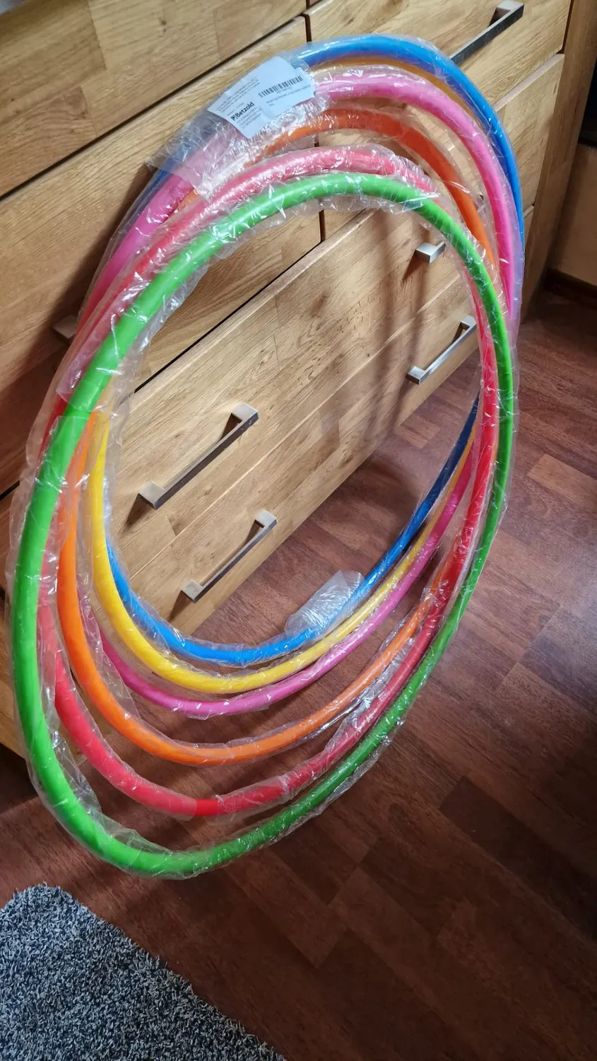 Betzold Gymnastik-Reifen Regenbogen-Set