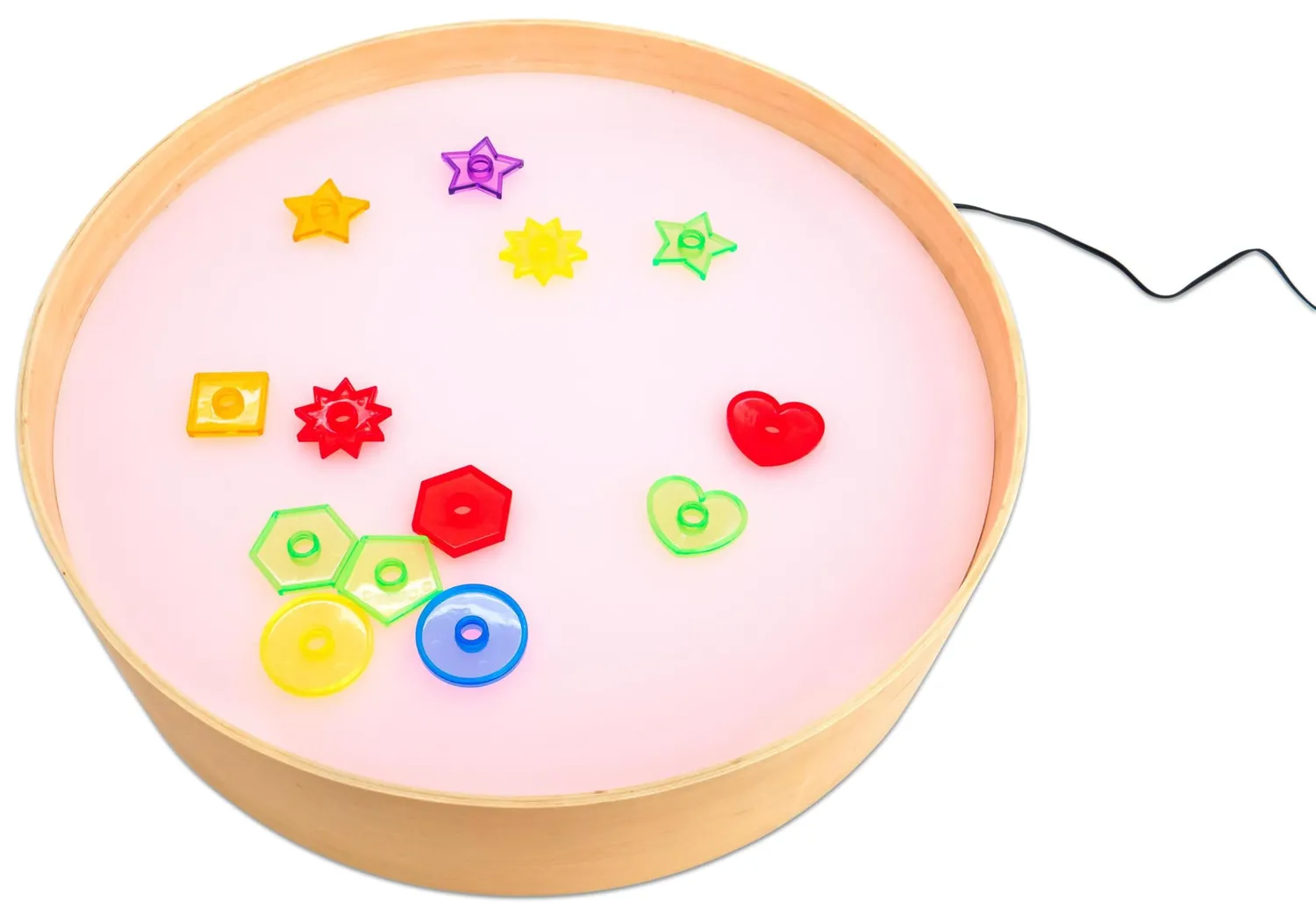 Betzold Lichttisch rund LED Leuchttisch 16 Farben