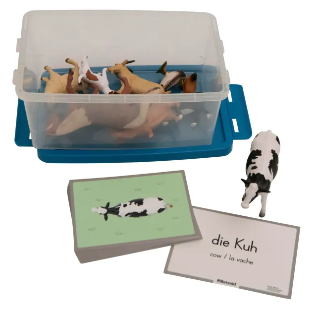 Betzold Tiere zuordnen Wortschatzspiel Box