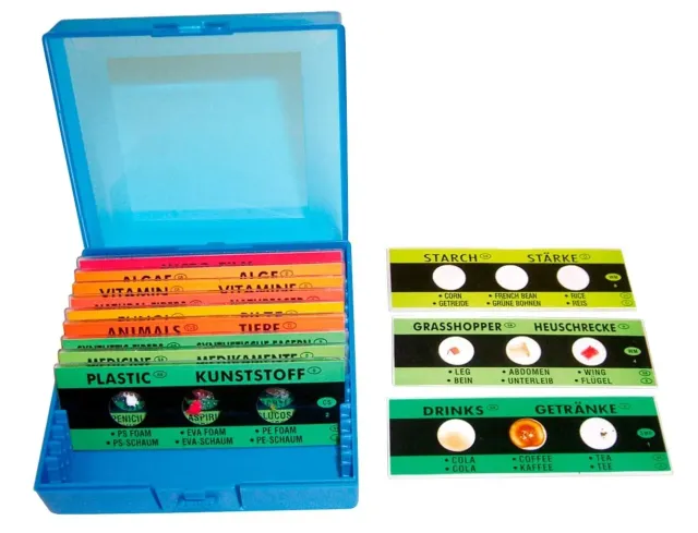 Betzold 85797 Fertigpräparate Objektträger 36er-Set Box
