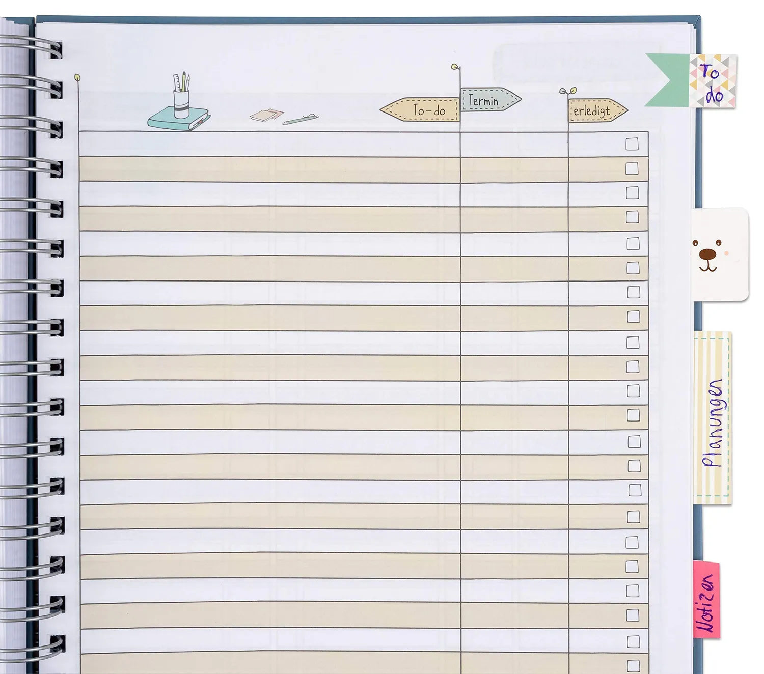 Betzold Index-Sticker Kalender Sticker-Set 43-teilig
