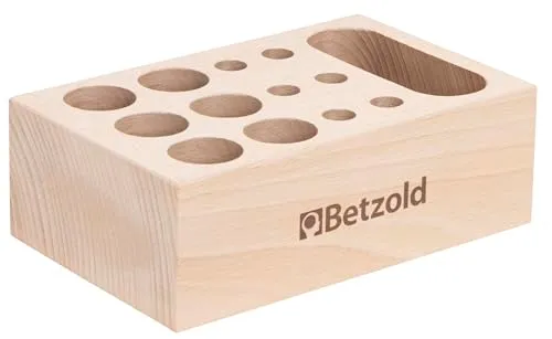 Betzold Holzaufsteller Stiftehalter für Stifte, Kleber und Scheren