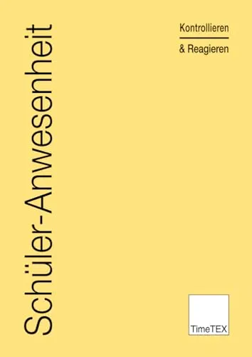 TimeTEX Heft Schüler-Anwesenheit A4 für 32 Schüler