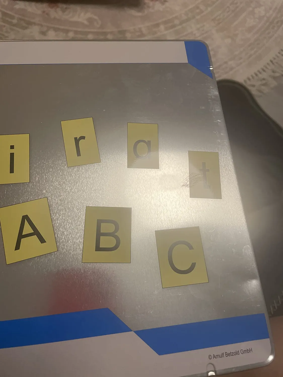 Betzold Lese-Magnetbox Buchstaben-Lernspiel