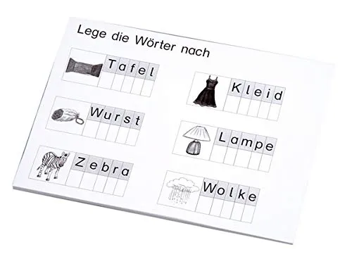 Betzold Lese-Magnetbox Zubehör mit 32 Einlegeblättern