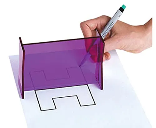 Betzold Zauberspiegel Symmetrie-Spiegel violett Kunstglas
