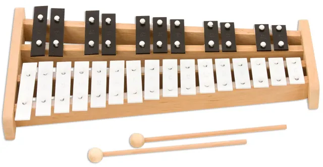 Betzold Glockenspiel Chromatisch Metall Holz 2 Schlägel