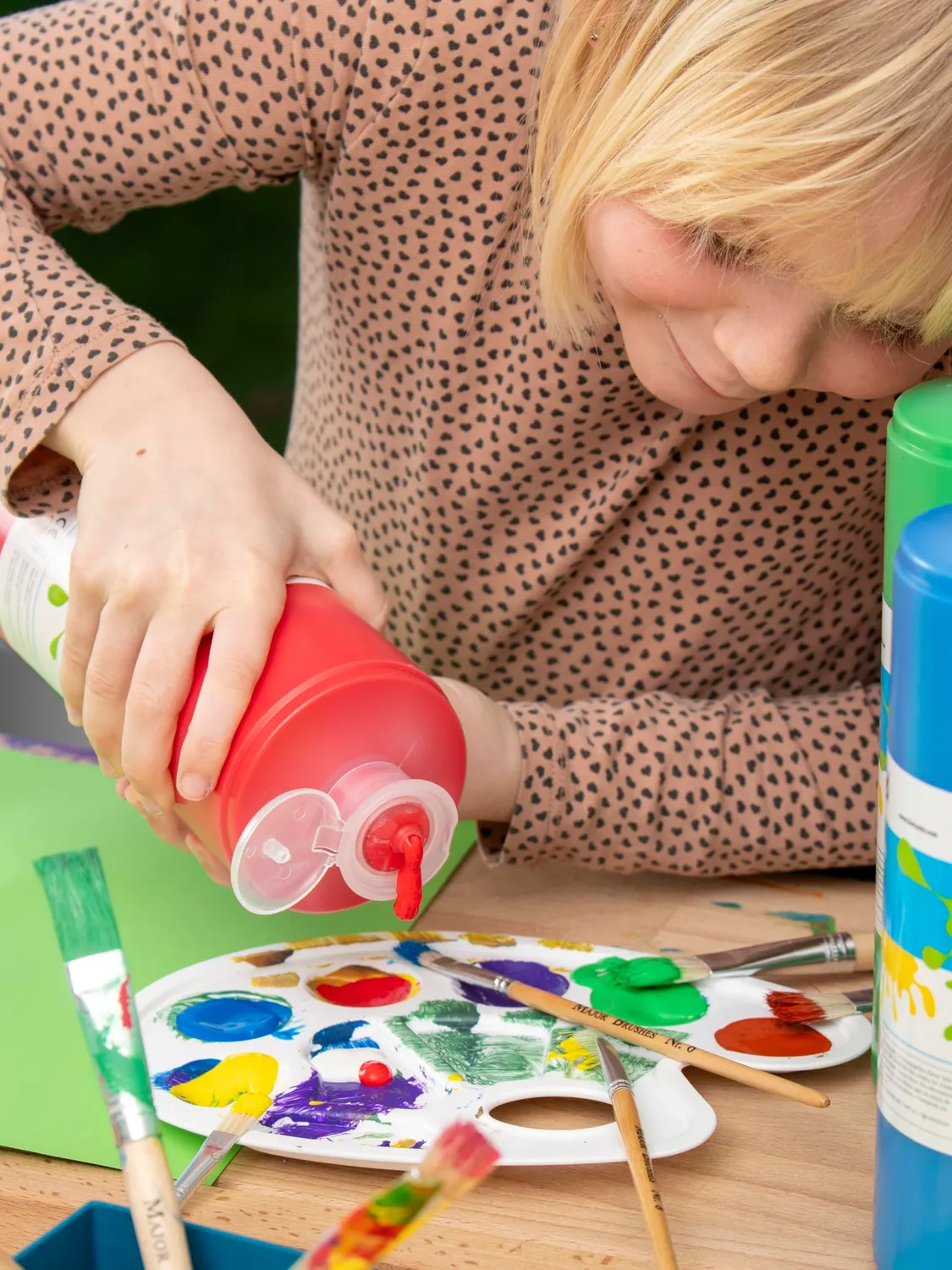Betzold Temperafarben Malfarben-Set 6x1 Liter