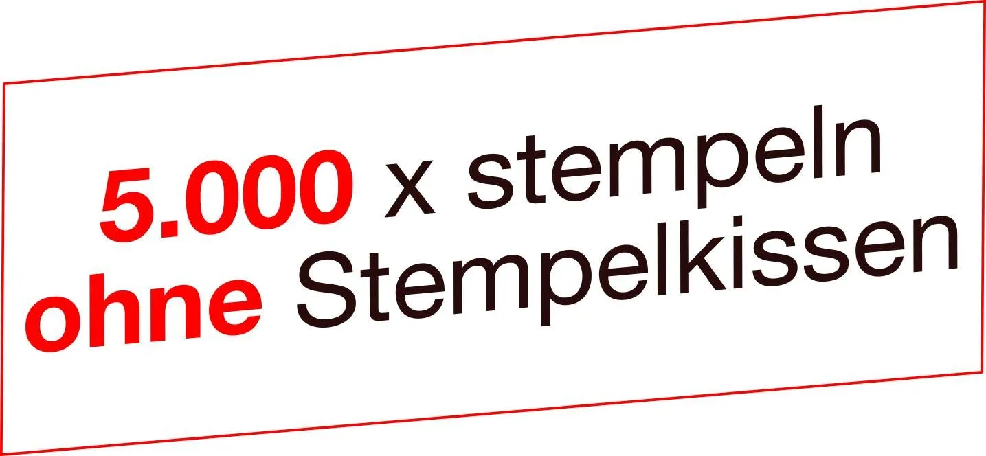 TimeTEX Perpetuum Siebdruck-Stempel 62306 4er-Set rot