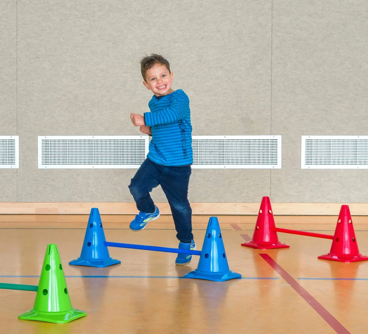 Betzold Gymnastik-Stäbe Set Gymnastikstangen 6 Farben
