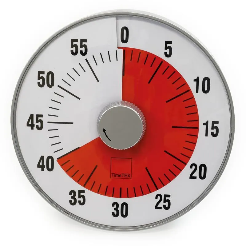 TimeTEX Zeitdauer-Uhr Timer Countdown lautlos