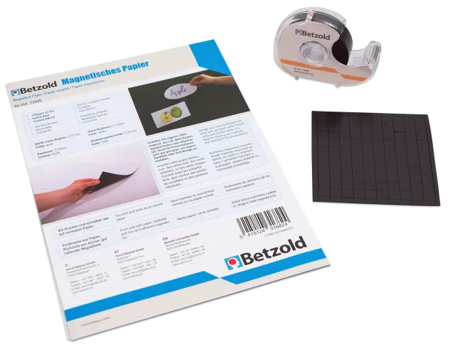 Betzold Magnetband-Set Referendariat 8 m + 100 Magnete selbstklebend