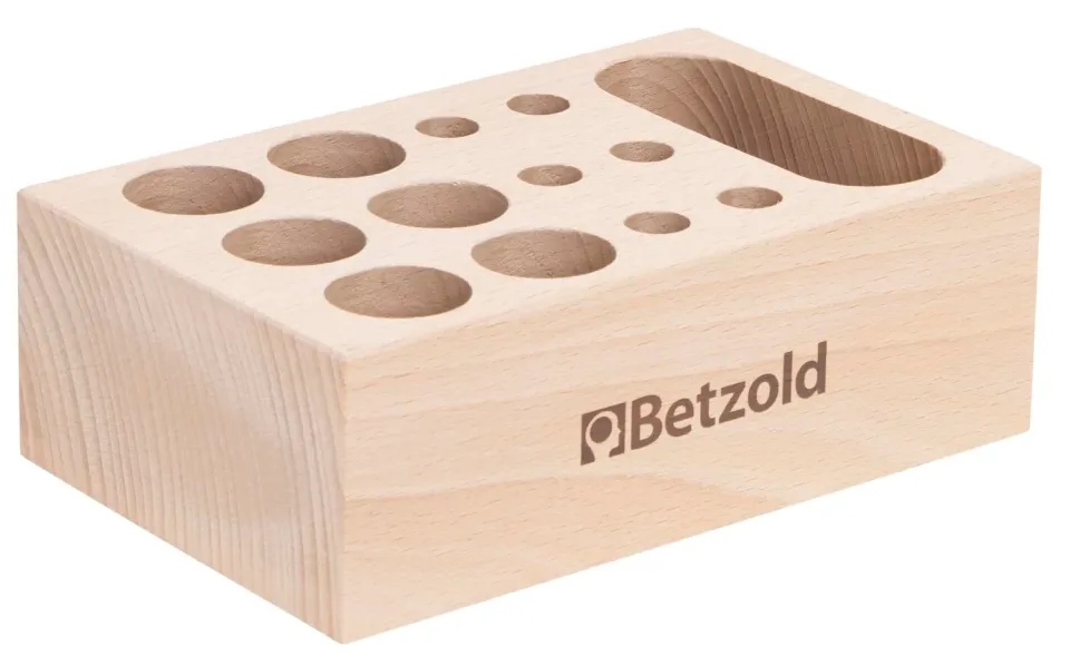 Betzold Holzaufsteller Stiftehalter für Stifte, Kleber und Scheren